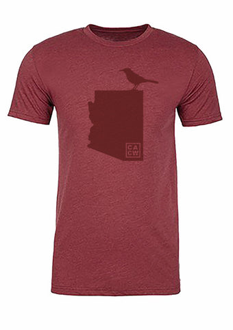 Arizona State Bird Tee/Red on Red - Men's