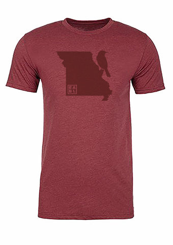 Missouri State Bird Tee/Red on Red - Men's