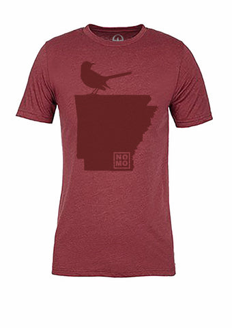 Arkansas State Bird Tee/Red on Red - Women's